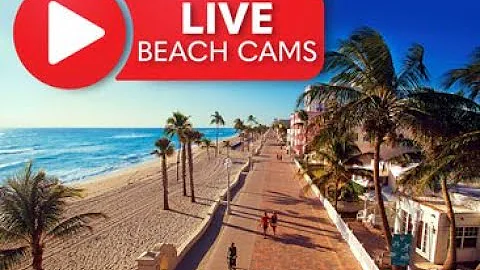 Live Beach Cam Hollywood Beach Broadwalk, Florida