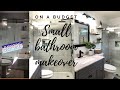 Small Bathroom Remodel on a Budget// Master Bath Remodel