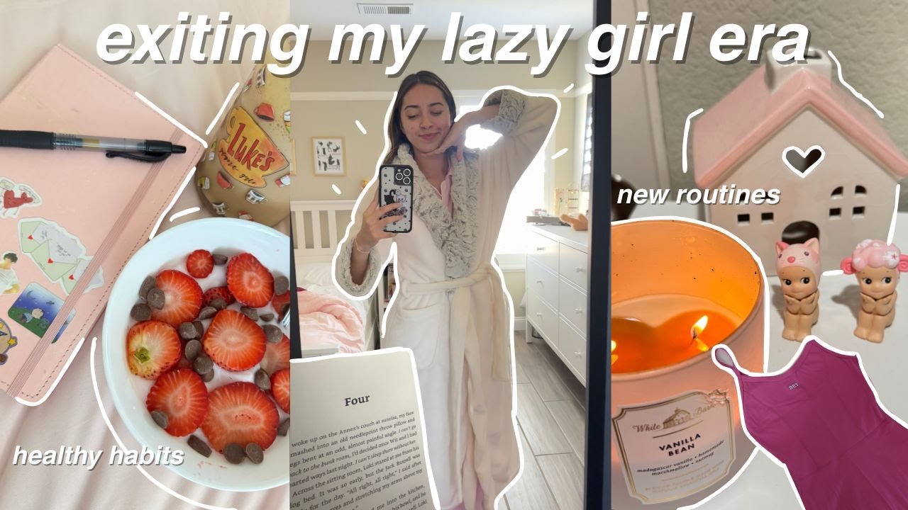 free now february | how i'm exiting my lazy girl era and how you can too!