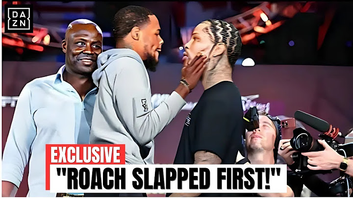 "CHAOS ERUPTS As Lamont Roach SLAPS Gervonta Davis During INTENSE Face-Off!"