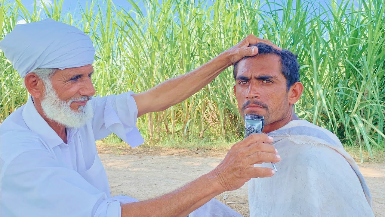 Relaxing ZAZA Machine😴 Fast Beard Shave But Barber Old![ASMR ABi]