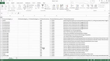 lazada affiliate 4  How to Convert The Datafeed XML to CSV