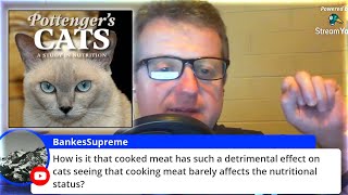 Why is cooked meat bad for cats, but good for humans? Pottenger's cats - @HarrySerpanos