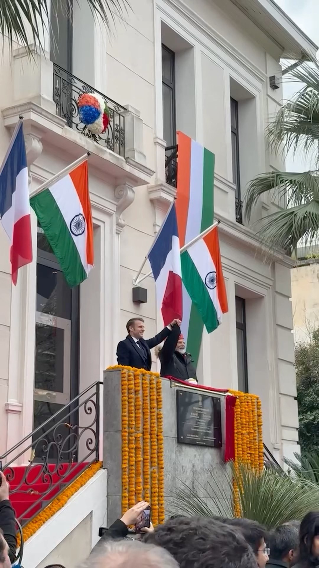 PM Modi, French President Macron jointly inaugurate the Indian Consulate in Marseille