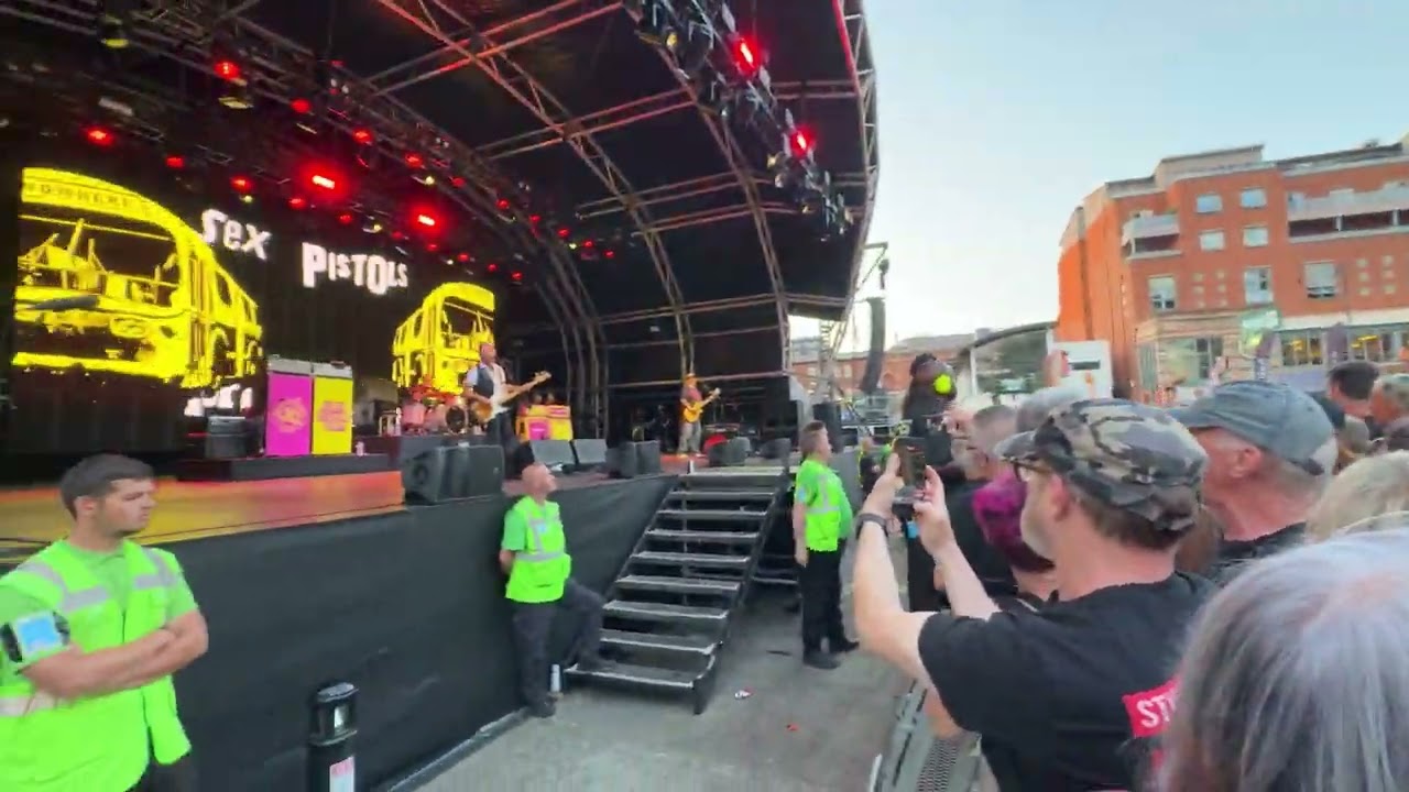Sex Pistols "Pretty Vacant" at Castlefield Bowl, Manchester, 12 July 2026