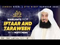 HIGHLIGHTS: Iftar and Taraweeh with Mufti Menk | London Excel | 27th Night Ramadan