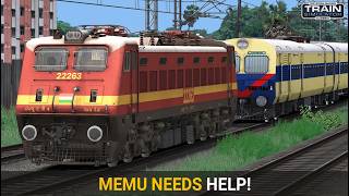 This MEMU Train Is in BIG Trouble | Indian Train Simulator | Indian Railway Game | Rail Road Games screenshot 2