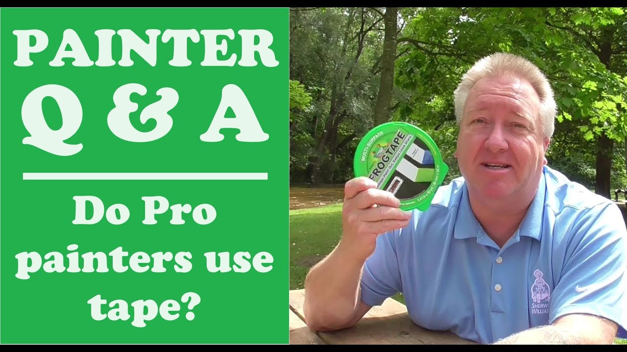 Q & A Do pro painters use tape? - YouTube