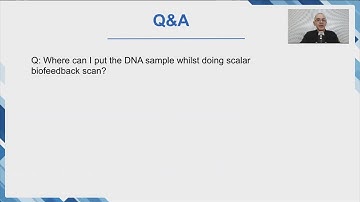 Q&A: Where can I put the DNA sample whilst doing scalar biofeedback scan?