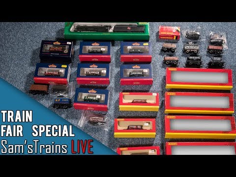 Sam'sTrains Live: S5 EP1 - Train Fair Unboxings - YouTube