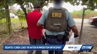 Florida leads the nation in immigration enforcement, DeSantis says