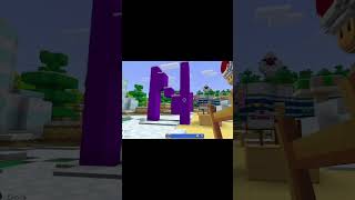 Learn ABC in Minecraft 🍄 Mario Theme Alphabet Build! #Shorts