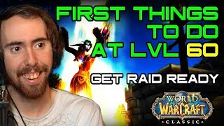 Asmongold Reacts To First Things to do at LVL 60 in Classic WoW!