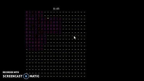 Minesweeper using C language
