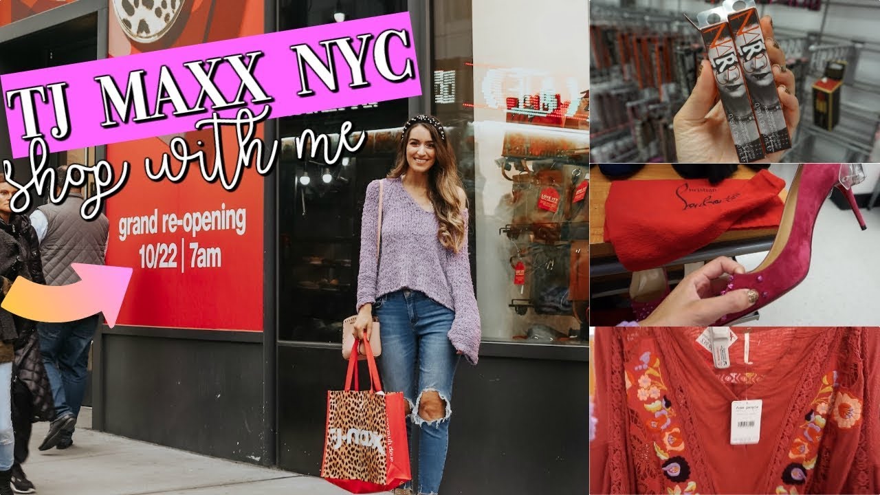 I WENT TO THE TJ MAXX NYC GRAND OPENING!! BUDGET BEAUTY BUYS SHOP