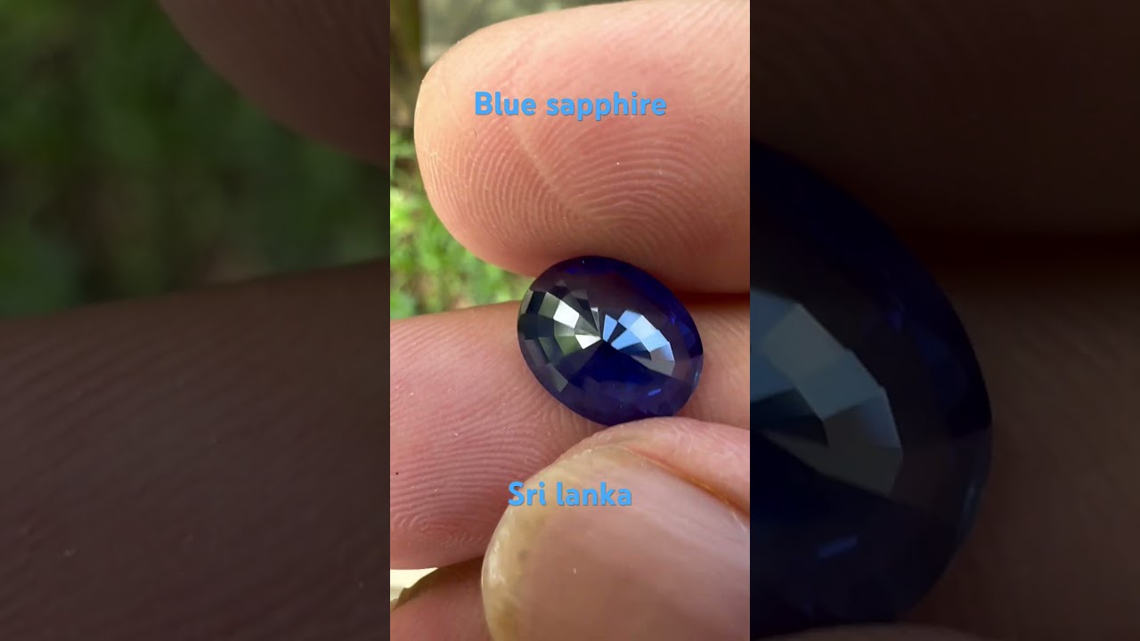 Sri lankan blue sapphire 