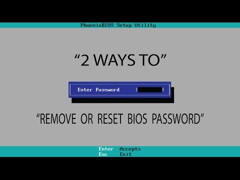 How to remove or reset bios password 100% working