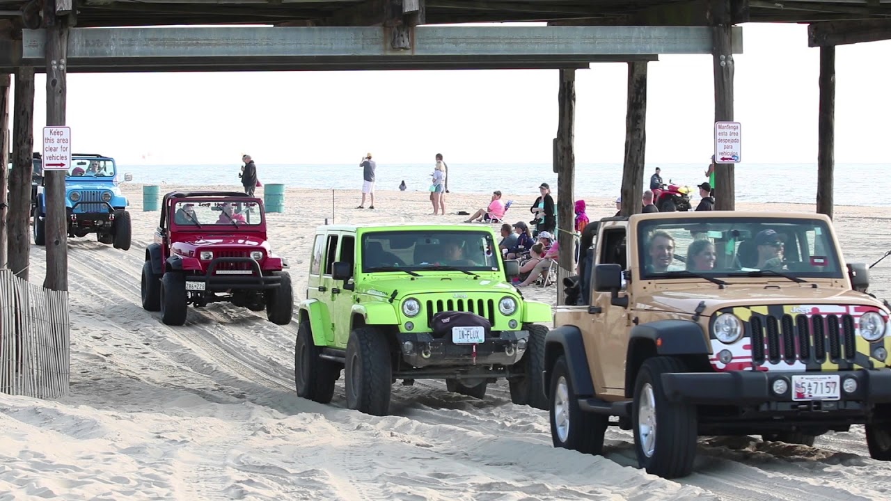 Jeep week Ocean City Md Saturday 82617 Video 1 YouTube