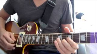 Video thumbnail of "Eagles - one of these nights solo (Chibson Les Paul)"