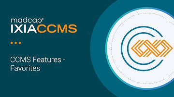 MadCap IXIA CCMS Features - Favorites in CCMS Web