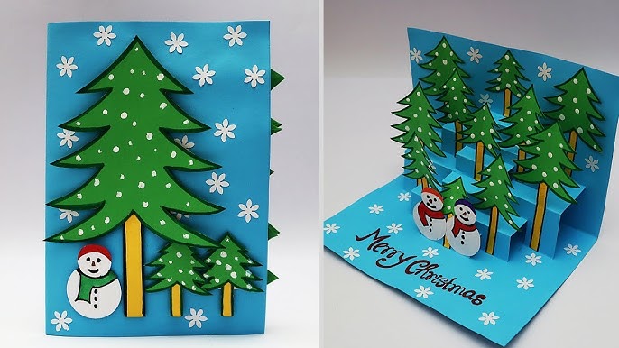 Las Vegas Christmas 3D Pop Up Greeting Card