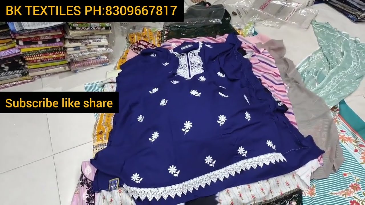 Wholesale Readymade👗 Dresses in Hyderabad BK Textiles Charminar | 3Piece Readymade Suits 