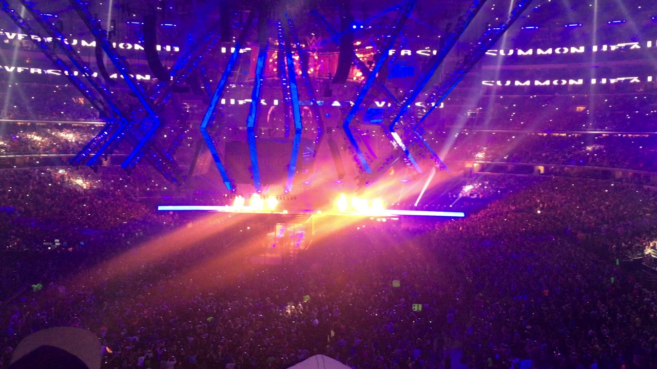 Undertaker Wrestlemania 32 entrance - Live Crowd Reaction 4K