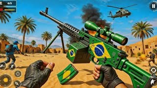 FPS Robot Shooter Strike Anti-Terrorist Shooting🚁🪂 New #2026​ Update  Android GamePlay #games screenshot 5