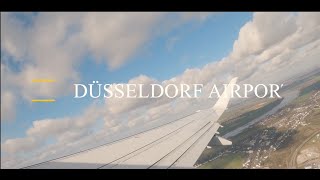 Düsseldorf Flughafen / Airport Germany Walking Tour / boarding -Takeoff