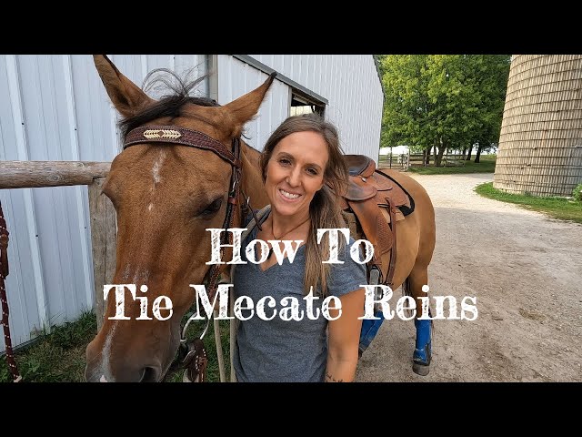 How To Tie Mecate Reins To Your Saddle 