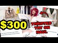 $300 THRIFTED CLOTHING HAUL!!! Vintage, H&M & Zara Try On Haul | THRIFTMAS DAY 6