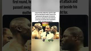 A boxer took a fight for $800 to pay for his mother's funeral. 💔 He and died in the ring. #shorts