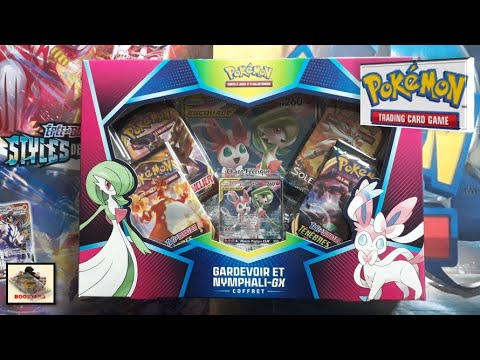 Opening of the Gardevoir and Nymphali GX box, Pokemon cards!