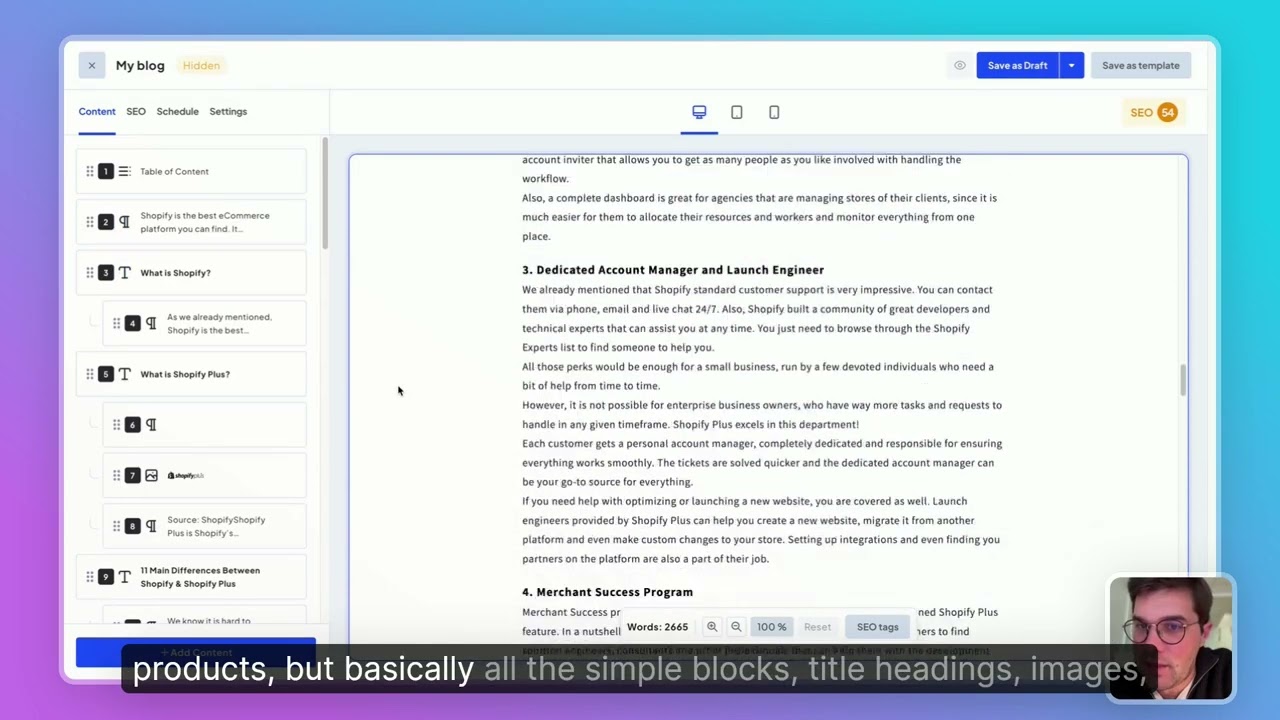 Google Docs to Shopify blog using Bloggle