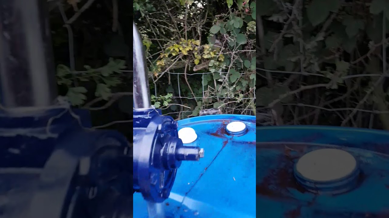 Crodless drill.Barrel pump made easy. YouTube