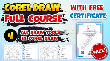 All Draw Tools in Corel Draw - Corel Draw Full Course | Ch - 4