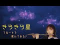 【きらきら星】フルートで吹いてみた♪【童謡】