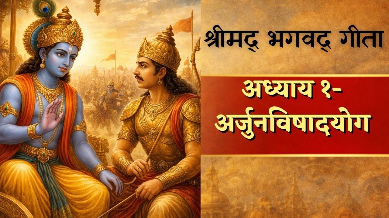 श्रीमद् भगवद् गीता || अध्याय १ - अर्जुनविषादयोग  ||