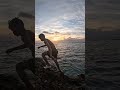 ONE BEAUTIFUL SUNSET AND A FUNNY FRIEND 🤣 #adventure #sunset #beach #beachvibes #travel