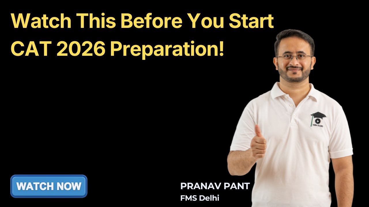 CAT 2026 Do’s & Don’ts: A Realistic 10-Month Preparation Plan - YouTube