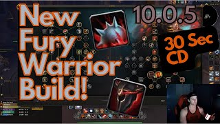 10.0.5 Fury Warrior Changes & NEW Build! || Onslaught & Rampage SPAM