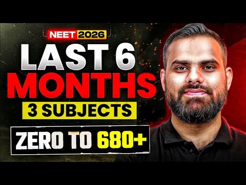 Crack Neet 2026 in 6 months | Mr Sir | Last 6 months strategy |# ...