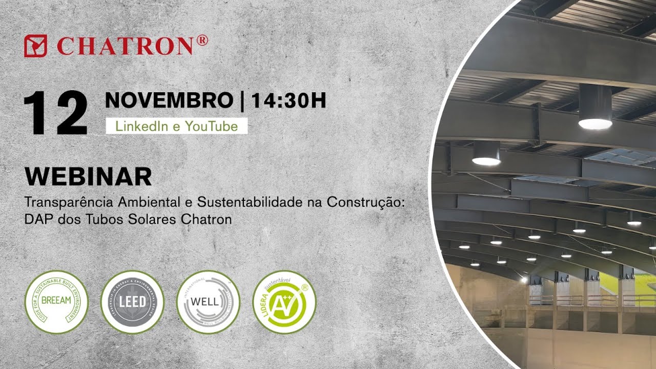 WEBINAR | Transparência Ambiental e Sustentabilidade na Construção
