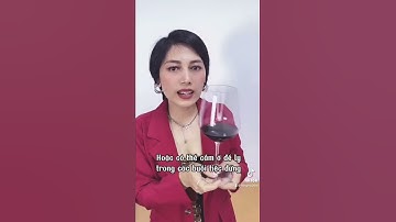 Cầm ly rượu vang đúng cách cho người mới! ❤️ #rosewine #rượu_vang #kinhdoanh #Hồng_Mơ