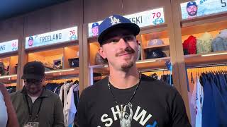 Dodgers SP Justin Wrobleski on his dominant start against Cubs
