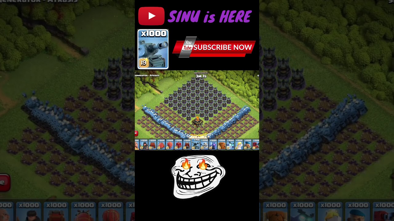 CLASH OF CLANS - NEW CHALLANGE VIDEO 