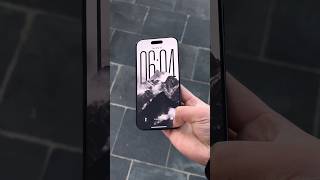 Mountain Depth Effect iOS Setup. #iphonesetup #iphonewallpaper