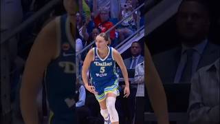 🔥 Azzi Fudd to Paige Bueckers for 3 | Dallas Wings WNBA womens basketball #shorts #short #basketball