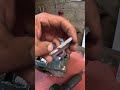 bloco motor de popa Yamaha15 HP uso continuo no mar,sempre corrói nesse ponto,crônico #soldaalumínio