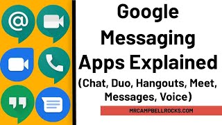 Google Messaging Apps Explained [Duo, Chat, Messages, Hangouts ,Voice, and Meet] screenshot 3